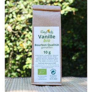 Seyfrieds Bio Vanille in Bourbon Qualität | Ayurveda Parkschlösschen Onlineshop