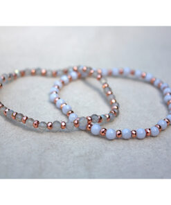 Pitta Elastic Dosha Armband | Edelstein Armkettchen Kapha | Ayurveda Parkschlösschen Onlineshop