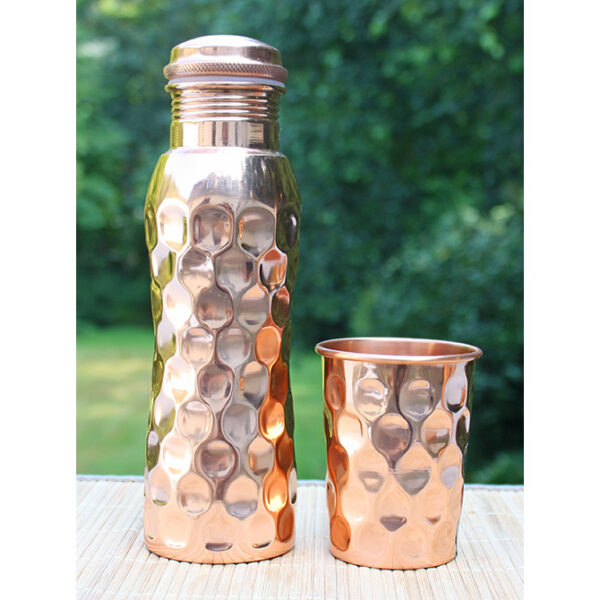 Kupferflasche | Kupferglas | Ayurveda Parkschlösschen Onlineshop