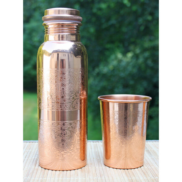 Kupferflasche | Kupferglas | Ayurveda Parkschlösschen Onlineshop