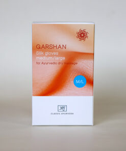 Garshan Seidenhandschuhe | Massagehandschuhe | Trockenmassage | Ayurveda Parkschlösschen Onlineshop