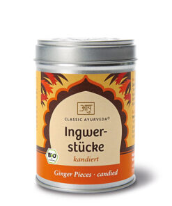 Bio Ingwerstücke | Kandierter Ingwer | Ayurveda Parkschlösschen Onlineshop