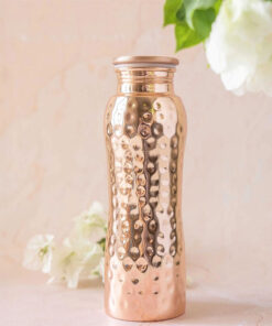 Kupferflasche 600 | Gehämmert | Ayurveda Parkschlösschen Onlineshop