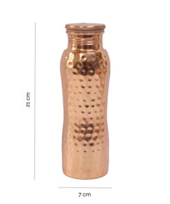 Kupferflasche 600 | Gehämmert | Ayurveda Parkschlösschen Onlineshop