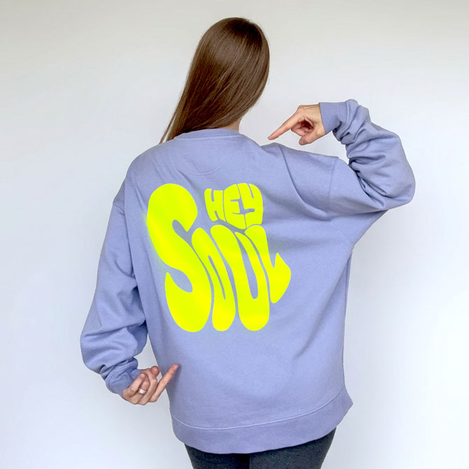 Sweatshirt "Hey Soul"