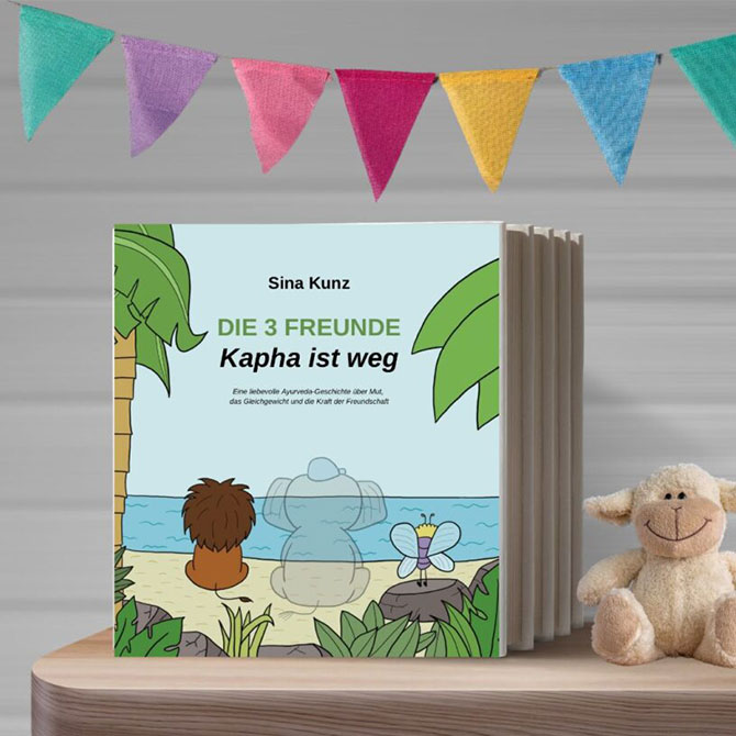 Ayurveda-Kinderbuch: Die Drei Freunde - Kapha ist weg – Bild 3